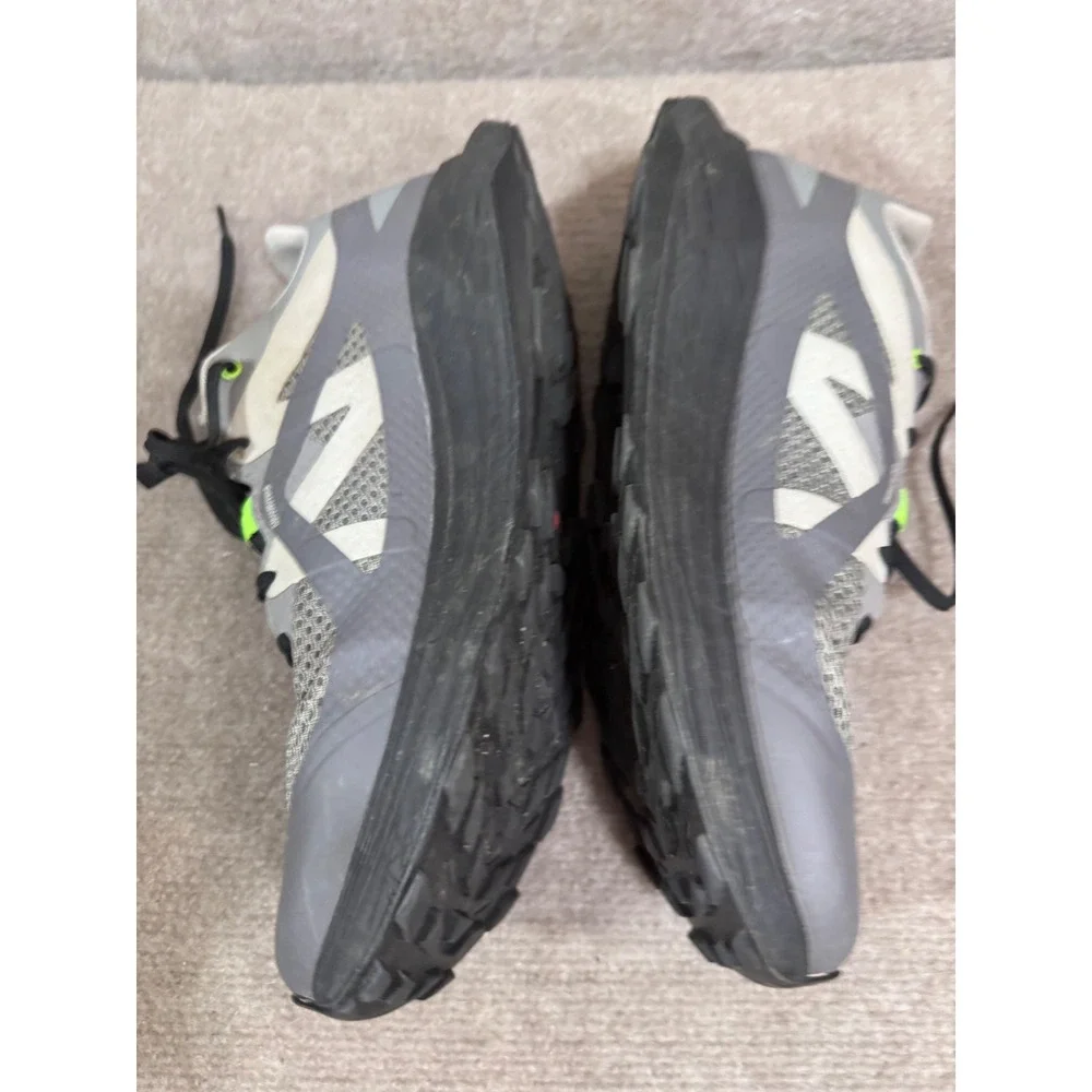 Salomon Ultra Flow Gore-Tex Running Shoes Mens 11.5 Grey White Trail Gorpcore